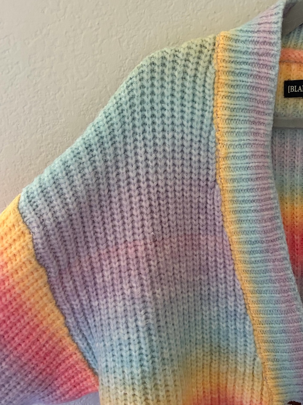 Blank NYC Rainbow Sherbet Chunk Oversize Cardigan - Picture 4 of 12